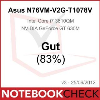 Asus N76VM V2G T1078V 43,9 cm Notebook Computer & Zubehör