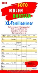 KAL   Foto, Malen, Basteln XL Familientimer 2013   Kalender zum