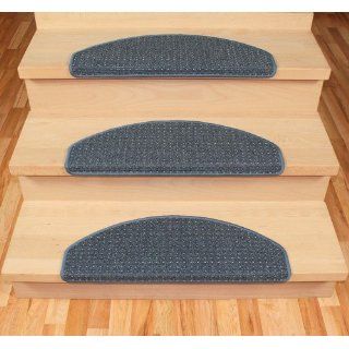 15x Teppich Stufenmatten Treppenstufen Flachgewebe blau 