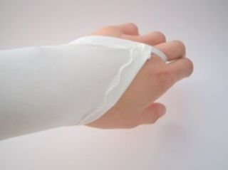 Handschuhe ohne Finger   für die Braut in creme #4 
