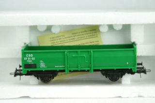 ROCO 48037 off. Güterwagen grün der CSD (R373)