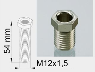 Hohlraumschraube Schraube M12 x 54 Excenter Korbventil