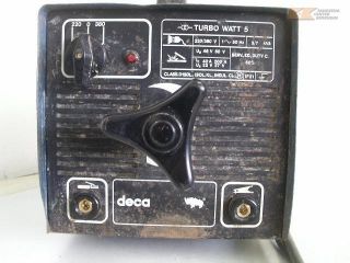 Schweißgerät Deca Turbo Watt 5 220 V und 380 V #2175 20