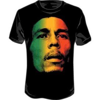 Bob Marley   Face Erwachsene T Shirt in Schwarz