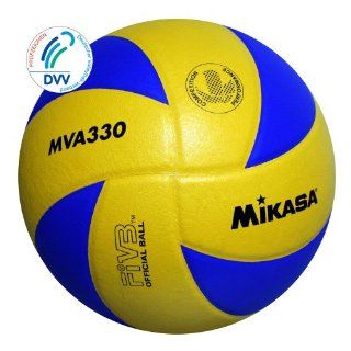 MIKASA Hallenvolleyball MVA 330, mehrfarbig, 5 Sport