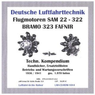 Kompendium auf CD der luftgekühlten Flugmotoren SAM 22, 322