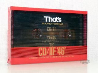 THAT´s CD/ II F 46 aus 1990 audio Kassetten tape cassette thats NEW