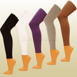 Re Legs ® LEGGINGS LANG   BLICKDICHT BAUMWOLLE LEGGINS IN 5 FARBEN S