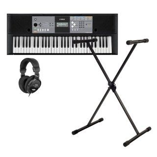 Yamaha PSR E323 Portable Keyboard, inkl. Netzteil und Ständer im Set