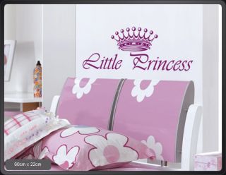 A405 Little Princess Wandtattoo Aufkleber Kinderzimmer