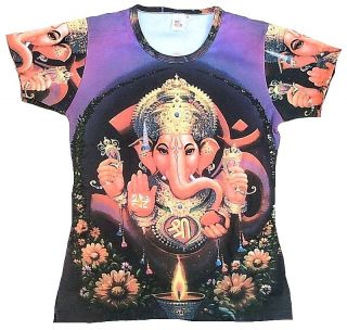WoW GANESHA GANESH Hindu Elefantengott Religion Tattoo Star Designer T