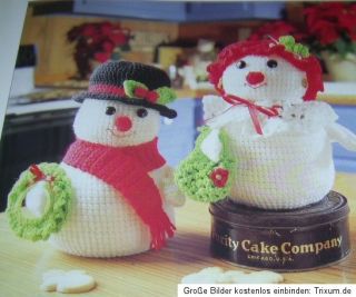 Country Christmas Crochet Häkeln Handarbeitsbuch Weihnachten Deco u