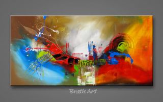 BRATIS / UNIKAT Acryl Bilder Gemälde Kunst abstrakt 408