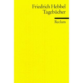Tagebücher Friedrich Hebbel Bücher