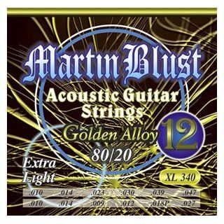 Martin Blust Western(Akustik) Gitarren Saiten Set 12 saitig 80/20