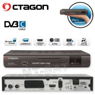 Octagon Kabel Receiver SF 418 SE SD DVB C USB  & JPEG Aufnahme