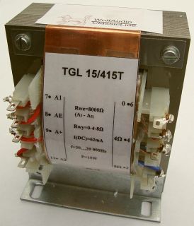 Ausgangsübertrager für 2x EL84 (6V6)15W P  P 4+8 Ohm Ultralinear