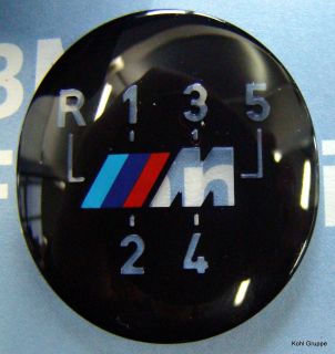 BMW M Emblem Plakette beleuchtet Schaltknauf