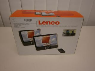 Lenco MES 403 tragbarer DVD Player mit 2x 22,5 cm (9 Zoll) Monitor