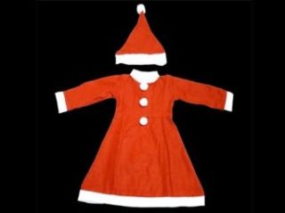 Weihnachtskostüm für Mädchen 2 teilig 70/71 Bekleidung