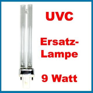 Heissner ZF 409 UVC Ersatzlampe 9 Watt Lampe Leuchtmittel fuer
