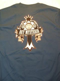 REY MYSTERIO Blue 619 Warrior T shirt WWE Authentic