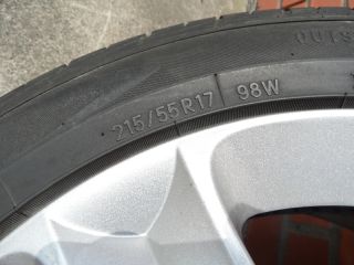 Peugeot 407 Reifen Alufelge Sommer 215 55R 17 ET48 3,8mm
