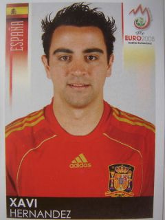 Panini Euro 2008 # Spain Xavi Hernandez # 424