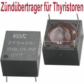 5x Übertrager ZKB409 018 11 für Thyristoransteuerungen