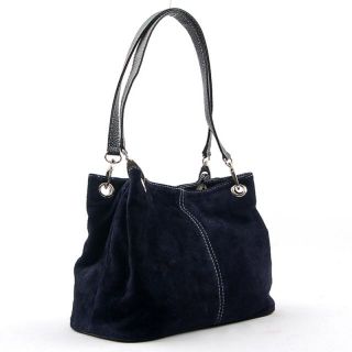 Wildleder Handtasche Damentasche Leder Tasche  Made in Italy NEU
