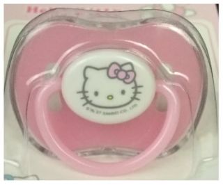 Baby Schnuller Sanrio Hello Kitty 0 6 oder 6 24 Mon Neu