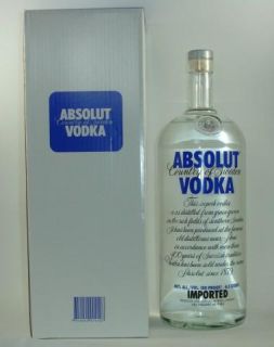 Absolut Vodka Riesenflasche 4,5 Ltr. 40% Liter WAHNSINN