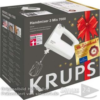 Krups F 608 01 / F60801 3 Mix 7000 Weiss Handmixer NEU & OVP