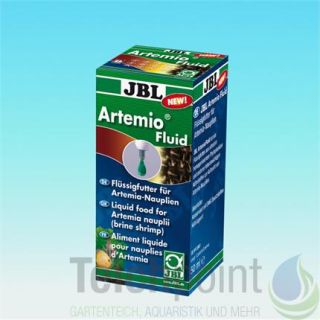 10,18€/100ml)JBL ArtemioFluid Flüssigfutter 50ml Artemia Nauplien