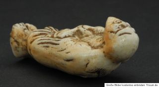 antike Netsuke aus Porzellan  Sennin Chokaro ?  wohl Hiardo 19