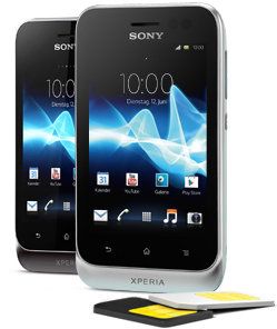 Sony Xperia Tipo Dual Smartphone 3,2 Zoll schwarz 