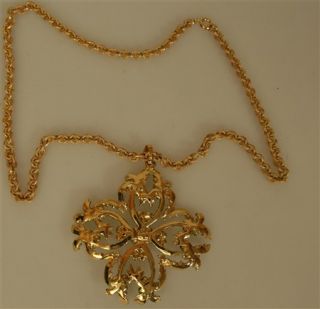 CHARMED orig.Requisite goldene Halskette, Zertifikat