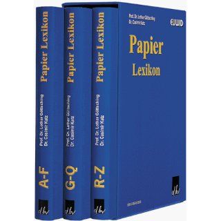 Papier Lexikon (3 Bde.) Lothar Prof. Dr. Ing. Dr. h.c