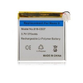 Replacement 3.7V 370mAh Battery for iPod Nano 3rd Gen 