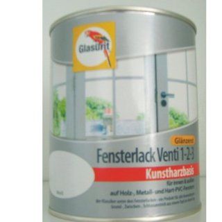 Glasurit Fensterlack Venti 1 2 3 weiß glänzend 375ml 