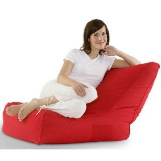 Smoothy Lounge Sessel Luxus Sitzsack rot Küche & Haushalt