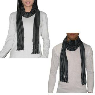 Herren / Damen Komfortable & Super Soft Striped Thin Knit Winter Wrap