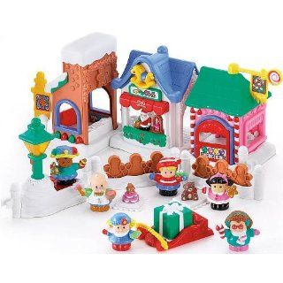 Fisher Price Little People Christmas On Main Street   Grosses Spielset