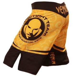 Venum Fight Shorts Wanderlei Silva schwarz gelb S M L XL XXL MMA UFC