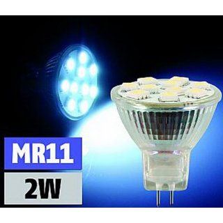 LED Strahler , MR11, 10x 5050 SMD LEDs, kaltweiß 