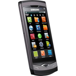 Samsung WAVE S8500 Touchscreen Handy schwarz/grau