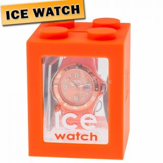 19 ORIGINAL ICE WATCH SI.OE.U.S.09 Sili Armbanduhr Uhr Damen Orange