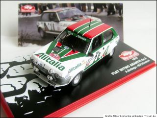 Fiat Ritmo Abarth Gr.2 Rally Monte Carlo 1979 A.Bettega # Altaya Ixo