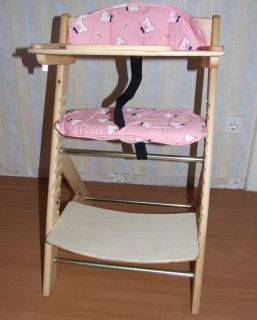 Kinder Baby Hochstuhl Treppenhochstuhl Kinderstuhl pink