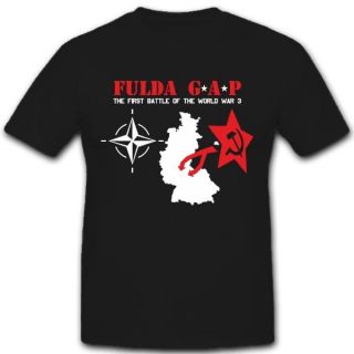 Fulda G A P Kalter Krieg Cold War Nato BW Shirt *3313a